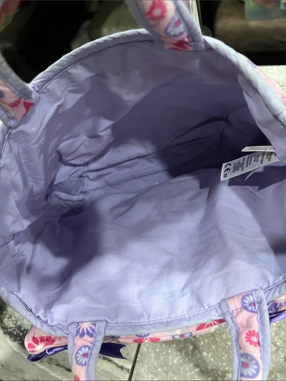 American Girl Bitty Baby Diaper Bag – Pink & Purple